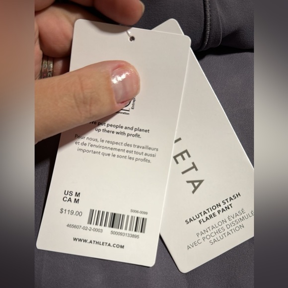 Athleta Salutation Stash Flare Pant // Dusk Violet - Picture 6 of 7